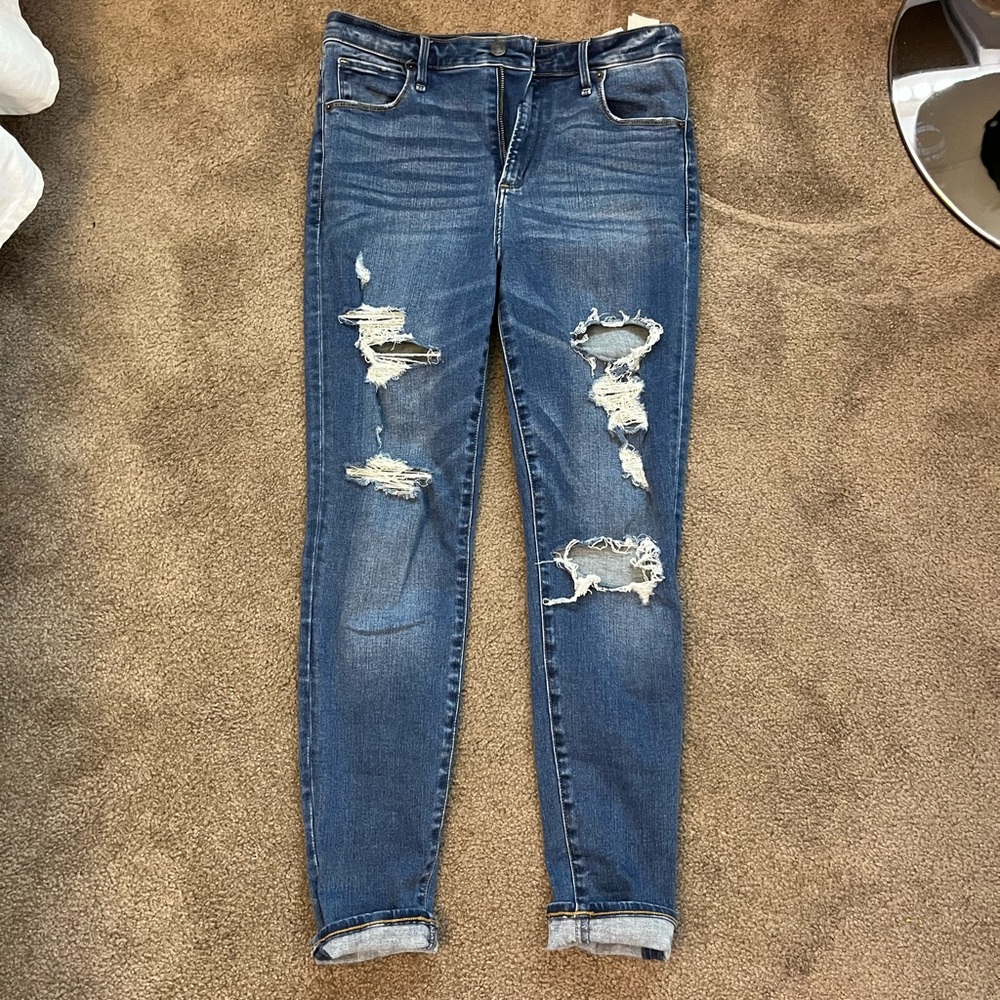 Abercrombie Simon High Rise Super Skinny Jeans